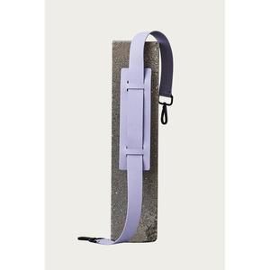 NEW AMPERSAND AS APOSTROPHE leather shoulder strap in lilac